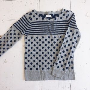 J Crew Soft, Fun-Patterned Crewneck